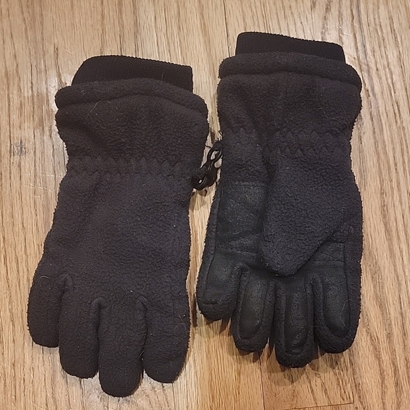Lands End Kids' Fleece Insulated Snow Ski Gloves - Picture 1 of 2